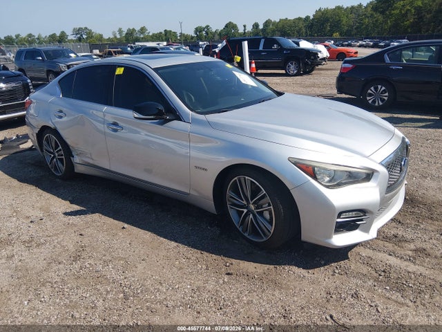 2014 Infiniti Q50 Hybrid Sport მანქანა იყიდება აუქციონზე, vin: JN1AV7AP2EM691545, აუქციონის ნომერი: 45577744