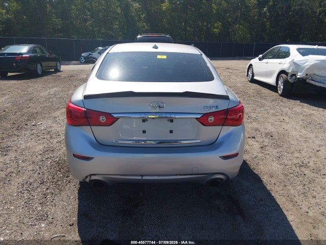 2014 Infiniti Q50 Hybrid Sport მანქანა იყიდება აუქციონზე, vin: JN1AV7AP2EM691545, აუქციონის ნომერი: 45577744