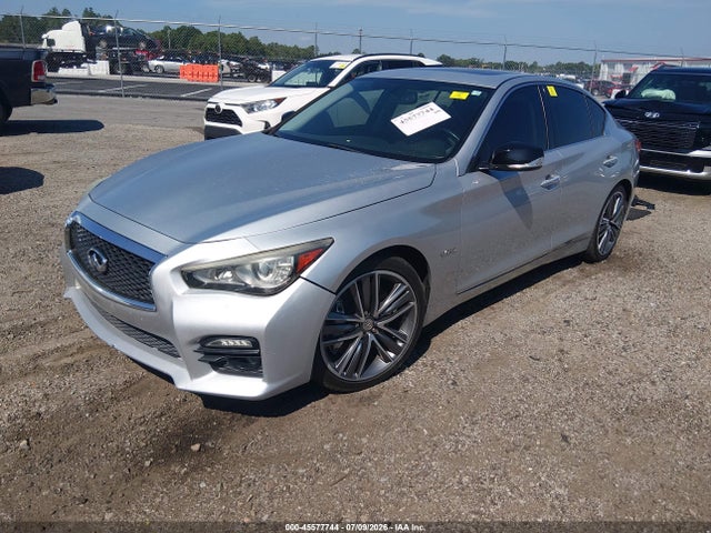 2014 Infiniti Q50 Hybrid Sport მანქანა იყიდება აუქციონზე, vin: JN1AV7AP2EM691545, აუქციონის ნომერი: 45577744