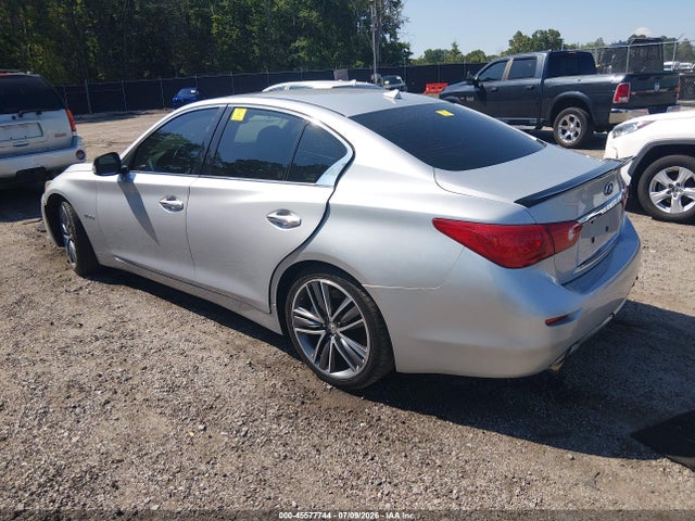 2014 Infiniti Q50 Hybrid Sport მანქანა იყიდება აუქციონზე, vin: JN1AV7AP2EM691545, აუქციონის ნომერი: 45577744