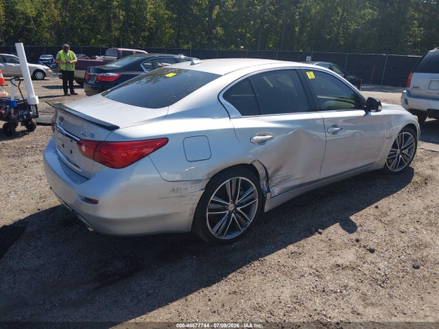 2014 Infiniti Q50 Hybrid Sport მანქანა იყიდება აუქციონზე, vin: JN1AV7AP2EM691545, აუქციონის ნომერი: 45577744