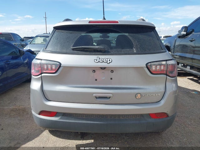 2018 Jeep Compass Sport Fwd მანქანა იყიდება აუქციონზე, vin: 3C4NJCAB3JT255167, აუქციონის ნომერი: 45577951