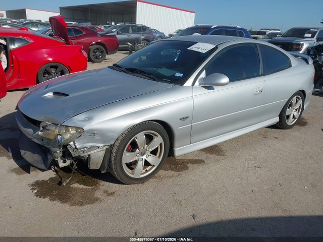 2005 Pontiac Gto მანქანა იყიდება აუქციონზე, vin: 6G2VX12U05L377108, აუქციონის ნომერი: 45578067