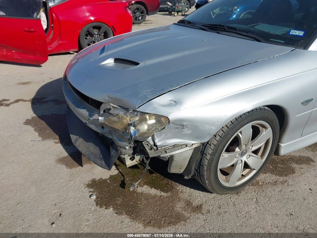 2005 Pontiac Gto მანქანა იყიდება აუქციონზე, vin: 6G2VX12U05L377108, აუქციონის ნომერი: 45578067