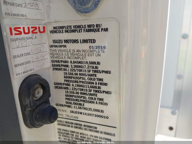 Isuzu Nrr Dsl Reg At 2017 JALE5W162H7300010 Image 9