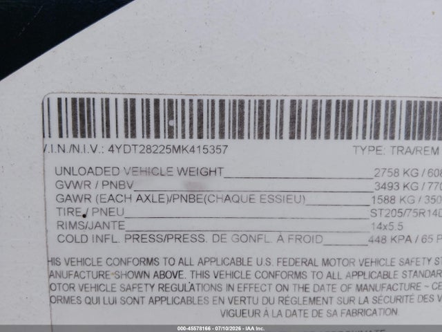 Keystone Rv Passport 2021 4YDT28225MK415357 Image 9