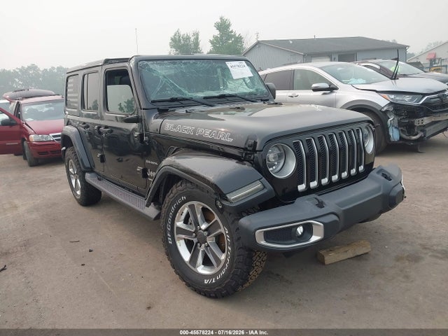 Продаж на аукціоні авто 2018 Jeep Wrangler Unlimited Sahara 4x4, vin: 1C4HJXEG6JW110421, номер лоту: 45578224