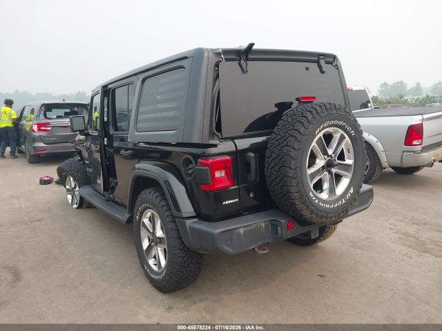 Aukcja sprzedaży 2018 Jeep Wrangler Unlimited Sahara 4x4, vin: 1C4HJXEG6JW110421, numer aukcji: 45578224