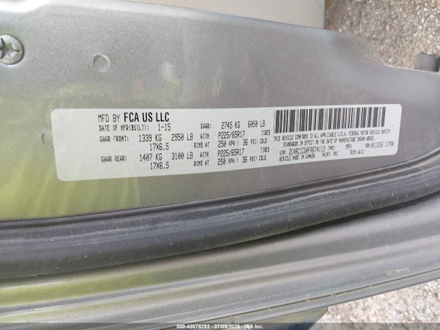 Продажа на аукционе авто 2015 Chrysler Town & Country Touring-l, vin: 2C4RC1CG0FR674113, номер лота: 45578293