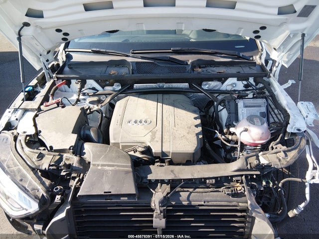 2022 Audi Q5 Premium 40 Tfsi Quattro S Tronic მანქანა იყიდება აუქციონზე, vin: WA1ABAFY6N2124426, აუქციონის ნომერი: 45578391