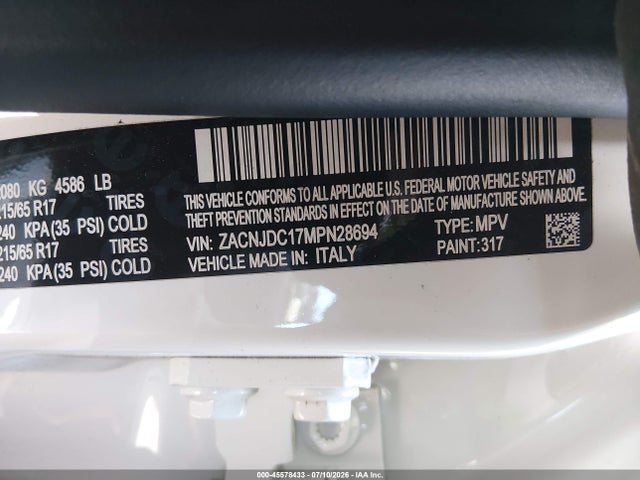 Jeep Renegade Trailhawk 4x4 2021 ZACNJDC17MPN28694 Image 9
