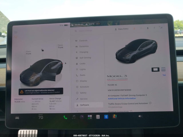 Продаж на аукціоні авто 2022 Tesla Model 3 Performance Dual Motor All-wheel Drive, vin: 5YJ3E1EC0NF193895, номер лоту: 45578537