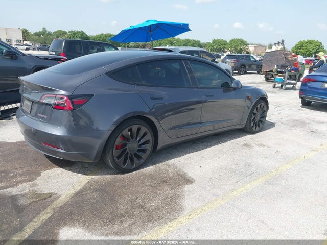 Продаж на аукціоні авто 2022 Tesla Model 3 Performance Dual Motor All-wheel Drive, vin: 5YJ3E1EC0NF193895, номер лоту: 45578537
