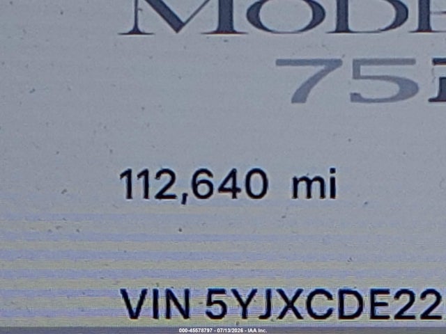 Auction sale of the 2017 Tesla Model X, vin: 5YJXCDE22HF041976, lot number: 45578797