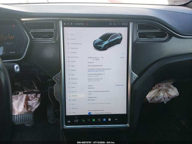 Auction sale of the 2017 Tesla Model X, vin: 5YJXCDE22HF041976, lot number: 45578797