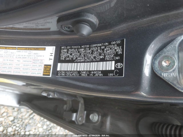 Toyota Prius Le 2022 JTDKAMFU2N3176741 Image 9