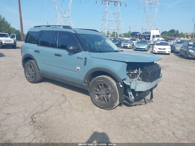 45578883 :رقم المزاد ، 3FMCR9B61MRA10773 vin ، 2021 Ford Bronco Sport Big Bend مزاد بيع