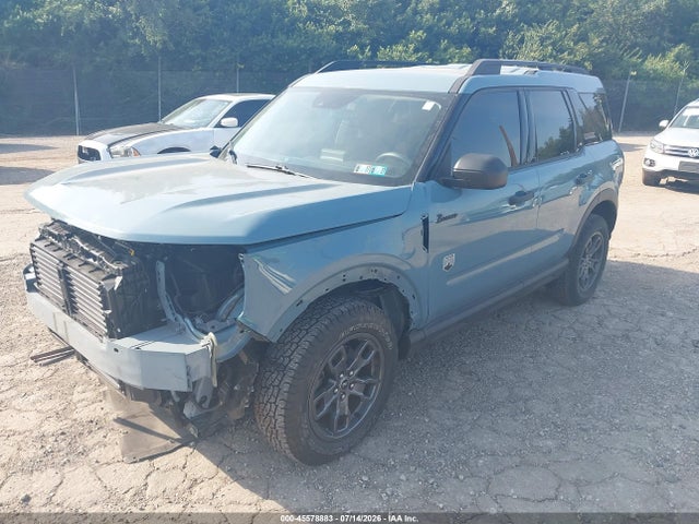 45578883 :رقم المزاد ، 3FMCR9B61MRA10773 vin ، 2021 Ford Bronco Sport Big Bend مزاد بيع