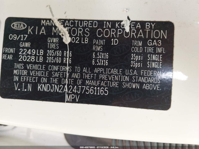 KIA Soul 2018 KNDJN2A24J7561165 Image 9