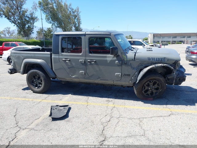 45579104 :رقم المزاد ، 1C6HJTAG1PL507793 vin ، 2023 Jeep Gladiator Willys 4x4 مزاد بيع
