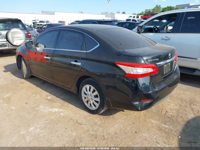 2014 Nissan Sentra S მანქანა იყიდება აუქციონზე, vin: 3N1AB7AP4EL629891, აუქციონის ნომერი: 45579229