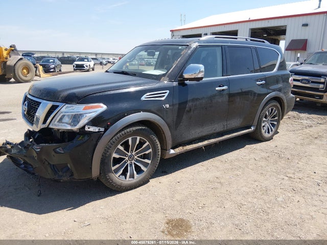 45579261 :رقم المزاد ، JN8AY2NC6L9618780 vin ، 2020 Nissan Armada Sl 4wd مزاد بيع