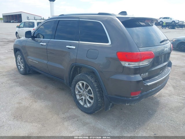 Продажа на аукционе авто 2015 Jeep Grand Cherokee Limited, vin: 1C4RJFBG9FC716257, номер лота: 45579388