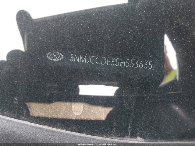 Aukcja sprzedaży 2025 Hyundai Tucson Sel Convenience, vin: 5NMJCCDE3SH553635, numer aukcji: 45579403