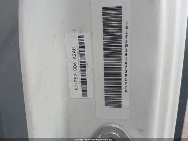 Isuzu Dsl Reg At 2016 JALE5W161G7301776 Image 9