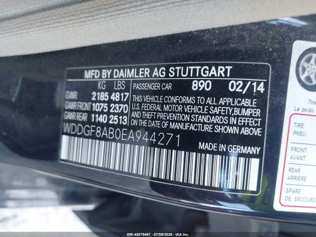 Aukcja sprzedaży 2014 Mercedes-benz C 300 Sport 4matic, vin: WDDGF8AB0EA944271, numer aukcji: 45579467