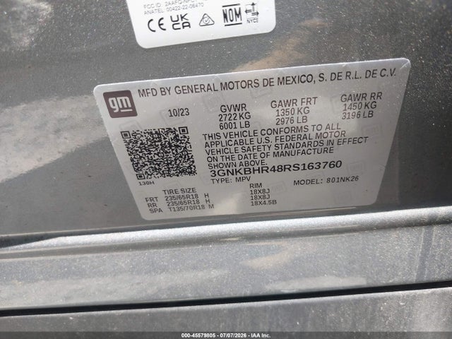 Chevrolet Blazer Awd 2lt 2024 3GNKBHR48RS163760 Image 9