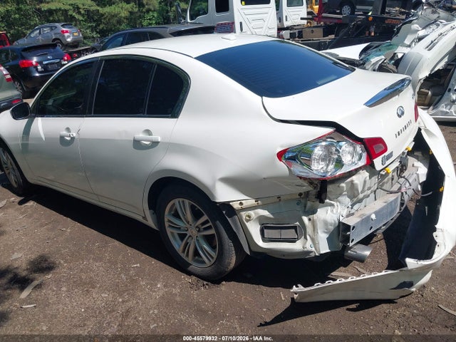 2012 Infiniti G25x მანქანა იყიდება აუქციონზე, vin: JN1DV6AR2CM860520, აუქციონის ნომერი: 45579932