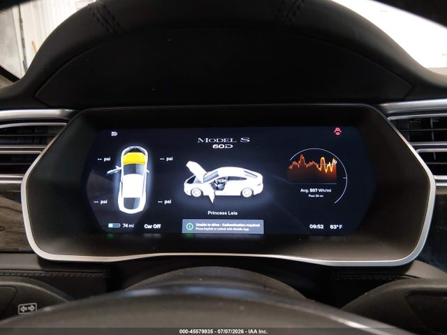 Tesla Model S 60d/70d/75d/85d/90d 2016 5YJSA1E23GF149794 Image 7