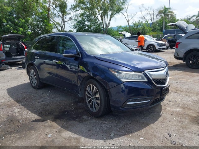 Продаж на аукціоні авто 2016 Acura Mdx Technology   Acurawatch Plus Packages/technology Package, vin: 5FRYD3H43GB008538, номер лоту: 45580029
