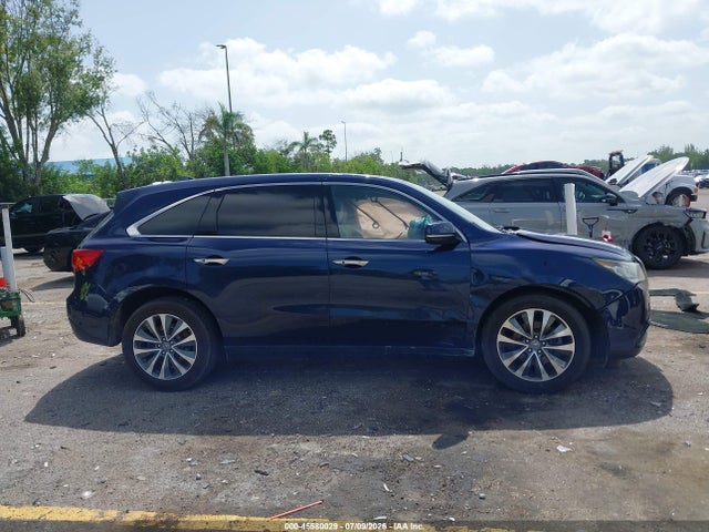 2016 Acura Mdx Technology   Acurawatch Plus Packages/technology Package მანქანა იყიდება აუქციონზე, vin: 5FRYD3H43GB008538, აუქციონის ნომერი: 45580029