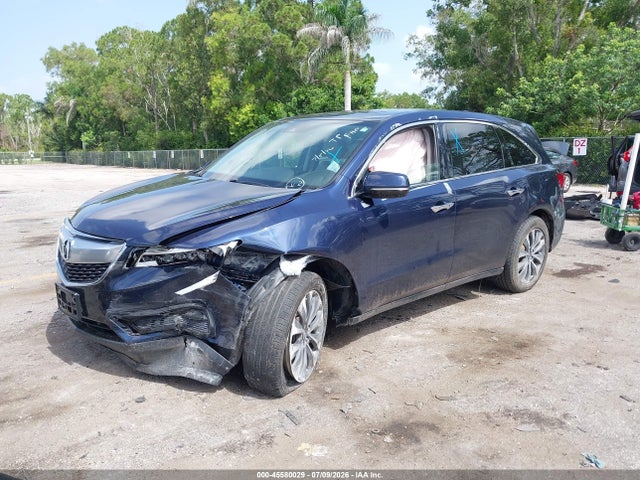 2016 Acura Mdx Technology   Acurawatch Plus Packages/technology Package მანქანა იყიდება აუქციონზე, vin: 5FRYD3H43GB008538, აუქციონის ნომერი: 45580029