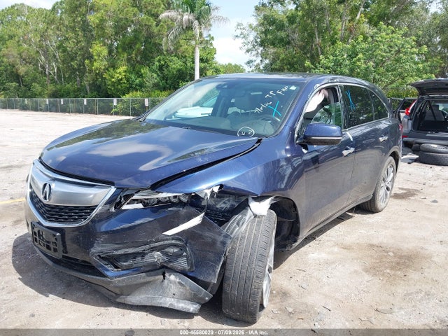 2016 Acura Mdx Technology   Acurawatch Plus Packages/technology Package მანქანა იყიდება აუქციონზე, vin: 5FRYD3H43GB008538, აუქციონის ნომერი: 45580029