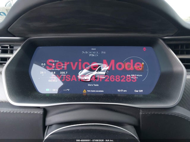 Tesla Model S 100d/75d/p100d 2018 5YJSA1E24JF268283 Image 7
