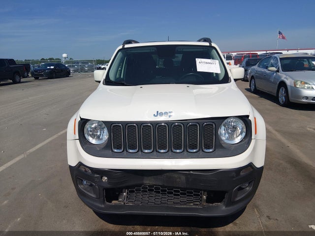 Продажа на аукционе авто 2017 Jeep Renegade Latitude, vin: ZACCJABB0HPG37510, номер лота: 45580057