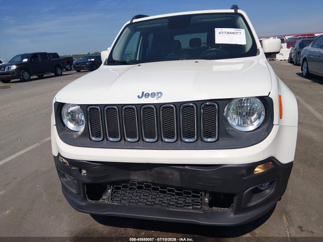 Продажа на аукционе авто 2017 Jeep Renegade Latitude, vin: ZACCJABB0HPG37510, номер лота: 45580057