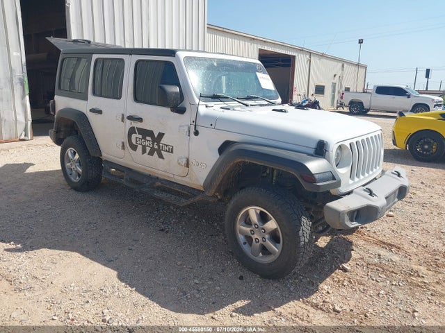Aukcja sprzedaży 2020 Jeep Wrangler Unlimited Sport S 4x4, vin: 1C4HJXDM1LW257823, numer aukcji: 45580150