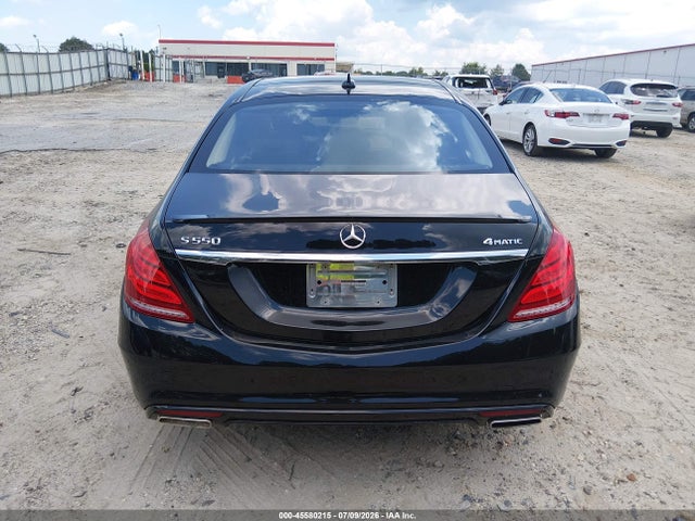 2015 Mercedes-benz S 550 4matic მანქანა იყიდება აუქციონზე, vin: WDDUG8FB2FA141830, აუქციონის ნომერი: 45580215