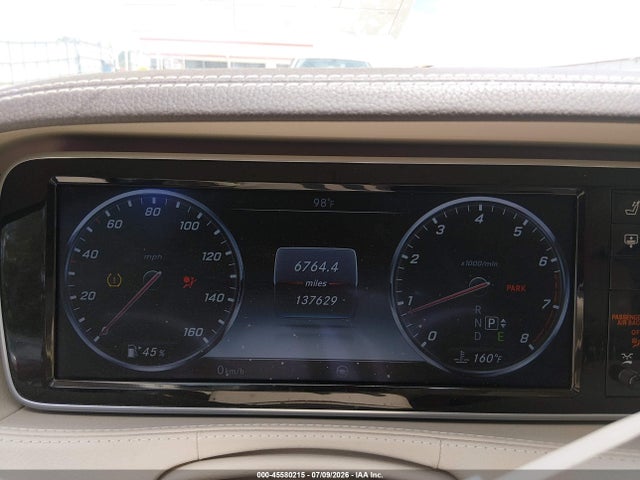 2015 Mercedes-benz S 550 4matic მანქანა იყიდება აუქციონზე, vin: WDDUG8FB2FA141830, აუქციონის ნომერი: 45580215