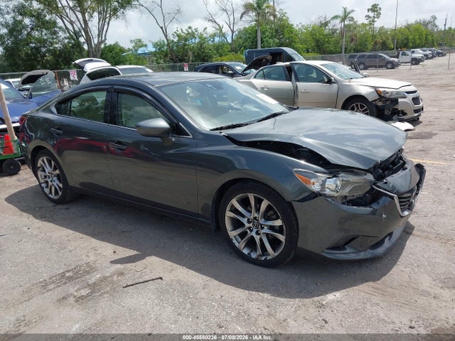 2015 Mazda Mazda6 I Grand Touring მანქანა იყიდება აუქციონზე, vin: JM1GJ1W5XF1181812, აუქციონის ნომერი: 45580236