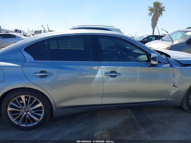 45580246 :رقم المزاد ، JN1EV7AR1LM254118 vin ، 2020 Infiniti Q50 Luxe Awd مزاد بيع