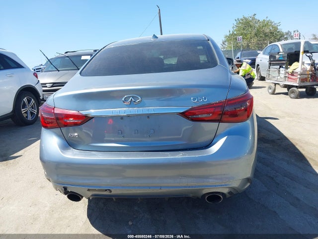 45580246 :رقم المزاد ، JN1EV7AR1LM254118 vin ، 2020 Infiniti Q50 Luxe Awd مزاد بيع