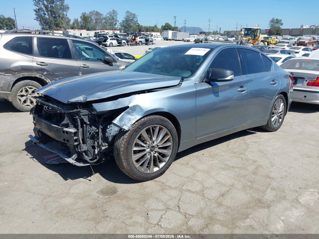 45580246 :رقم المزاد ، JN1EV7AR1LM254118 vin ، 2020 Infiniti Q50 Luxe Awd مزاد بيع