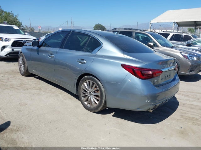 45580246 :رقم المزاد ، JN1EV7AR1LM254118 vin ، 2020 Infiniti Q50 Luxe Awd مزاد بيع