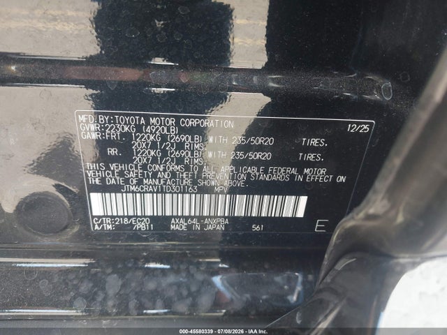 Toyota RAV4 XSE 2026 JTM6CRAV1TD301163 Image 9