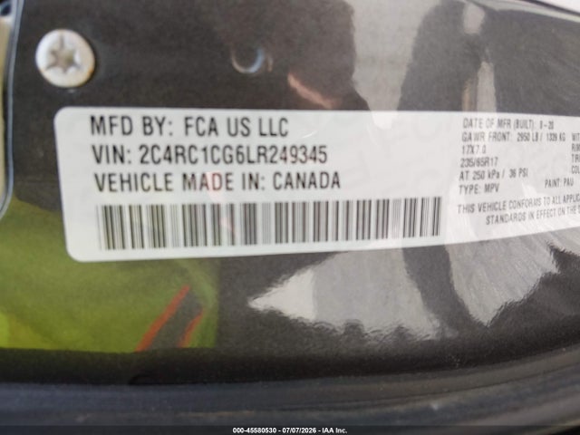 Chrysler Voyager Lx 2020 2C4RC1CG6LR249345 Image 9